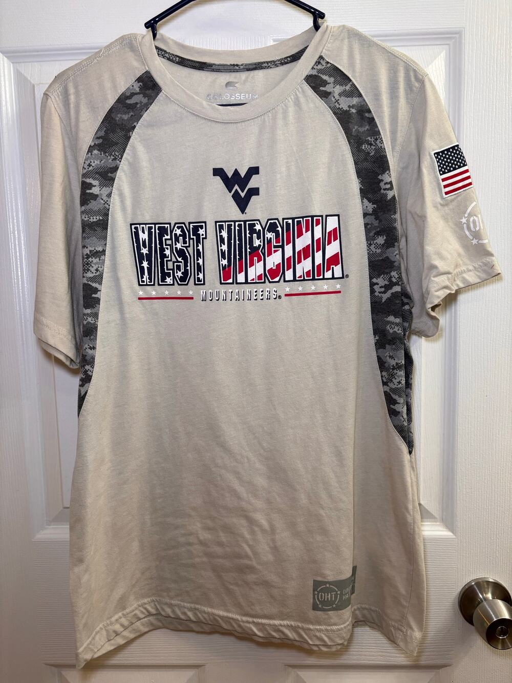 Colosseum West Virginia Mountaineers Operation Hat Trick Men’s Medium Camo USA